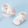 thumbnail image 2 of Otqutp Newborn Baby Sock Booties Cotton Color Block Elastic Cuff Shoes Non Slip Sole Indoor Pre Walker Footwear for Boys Girls, 2 of 4