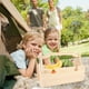 thumbnail image 1 of Mesa de Cesta de Picnic Plegable, 2 en 1 Mesa de Picnic Plegable de Plegable Bocadillo de Picnic de queso frutal Confesporte de Copa de Vino Picnics, Camping, Playas y Botes, 1 of 7