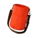 thumbnail image 3 of Bolsa de almacenamiento de hilo, bolsa de crochet, regalo para amantes del tejido con correa para el hombro, resistente Naranja, 3 of 9