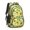 Sunflower and Leaf, variant on Sunflower and Butterfly Black Pattern Cute School Backpack Bag with Padded Back and Adjustable Shoulder Straps 16.9 X 12.6 X 5.9 Inches
