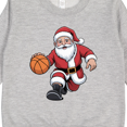 thumbnail image 3 of Inktastic Santa Playing Basketball Christmas Toddler Sweatshirt, 3 of 4