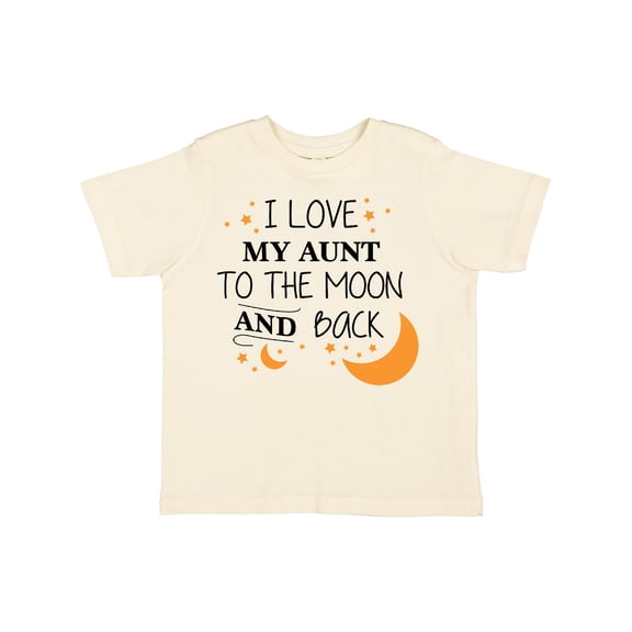 Inktastic I Love My Aunt to the Moon and Back Boys or Girls Toddler T-Shirt