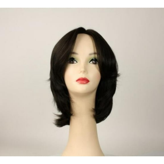 European Human Hair Freeda Wig Regina Dark Brown Multi-Directional Skin Top Size L