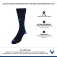 thumbnail image 4 of Vannucci  Solid FashionColored Soft Mercerized Cotton Dress Sock (Men), 4 of 4