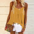 thumbnail image 1 of Puntoco Camisolas ajustadas para mujer, blusas casuales sin mangas con cuello redondo y estampado a la moda para mujer, 1 of 5