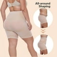 thumbnail image 5 of Anyfit Wear Women's Plus Size Tummy Control Shapewear High Waisted Body Shaper Shorts Girdles Thigh Slimmer, 5 of 7