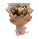 thumbnail image 1 of Ramo de flores de ganchillo, ramo de punto hecho a mano, decoración de mesa, flor artificial hecha a mano completa para el día de San Valentín Amarillo, 1 of 8