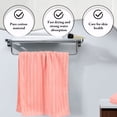 thumbnail image 2 of Dznils 100% Cotton Striped Hand Towels for Bathroom, Ultra Soft Absorbent, 13" x 30", Pink, 2 Count, 2 of 12