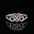 thumbnail image 4 of PERITANG Classic Promise Ring Anniversary For Women Gift for Wife High Quality Comfortable Fit CZ Cubic Zirconia Ring Ideal Jewelry Gift Comes in Elegant Box, 4 of 8