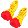 thumbnail image 1 of FELTECHELECTR 1 par de zapatos de payaso para fiesta de Halloween, accesorios de cosplay de payaso, zapatos de disfraz, 1 of 5