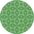 thumbnail image 1 of Ahgly Company Tapis Rond Lavable en Machine Intérieur Transitionnel Vert Lime Foncé, 8 Pieds Rond, 1 of 7