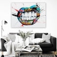 thumbnail image 3 of Cuadro Labios Graffiti Arte, 3 of 4
