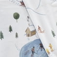 thumbnail image 6 of Great Bay Home Turkish Cotton Printed Flannel Sheet Set  (Twin, Winter Village), 6 of 6