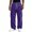 9# Purple, variant on Workout Jogging Mens Sweatpants Plus Size Running Pants with Pockets Elastic Waist Stretch Hiking Trousers