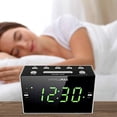 thumbnail image 3 of HANNLOMAX HX-122CR Radio despertador, radio FM PLL, alarma dual, pantalla LED verde de 1,2 pulgadas, puerto USB para carga de 1 A, funcionamiento con alimentación de CA únicamente., 3 of 4