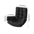 thumbnail image 3 of OAVQHLG3B Swing Egg Chair Cushion Thickened Hanging Basket Seat Cushion Washable Hammock Chair Cushion Outdoor Patio Hanging Chair Cushion Replacement, 3 of 9