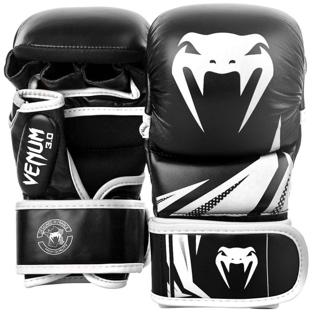 Guantes de Sparring Venum Challenger 3.0 Negro/Blanco para Adultos