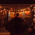 thumbnail image 2 of 2PCS Halloween Skeleton Scary Hanging Posable Halloween Full Body Skeleton Props with Movable Joints for Halloween Decoration Haunted House(Human Skeleton and Pumpkin Skeleton), 2 of 7