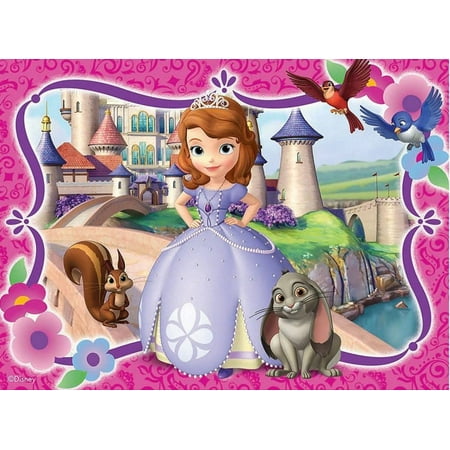 Sofia The First Castle Cake Topper Edible Frosting Image 1 4 Sheet