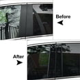 thumbnail image 5 of Three T Car Auto puerta lateral ventana pilar postes cubierta embellecedora para Chevrolet Malibu 2016 2017 2018 2019 2020 2021 2022 2023, 5 of 5