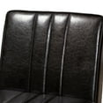 thumbnail image 5 of Baxton Studio Daymond Mid-Century Modern Dark Brown Faux Leather Upholstered and Walnut Brown Finished Wood Dining Chair, 5 of 6