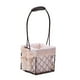 thumbnail image 1 of Cesta de flores tejida de malla de alambre tejida con paja Cesta de almacenamiento con mango trenzado de frutas Maceta decorativa para el hogar Eigraketly JJ22801-06, 1 of 6