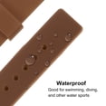 thumbnail image 3 of Uxcell Rubber Watch Band 16mm, Replacement Rubber Watch Strap, Brown, 3 of 5