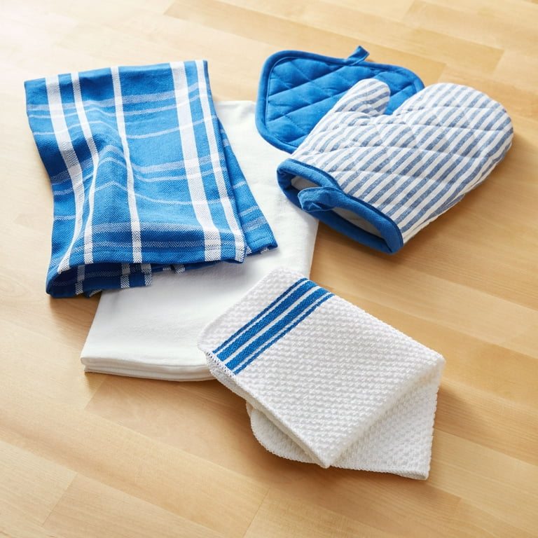 Mainstays, 20 Piece Set, Terry & Flat Kitchen Towel, Dish Cloth