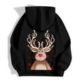 thumbnail image 5 of Ugly Christmas Hoodies for Women Zip Up Xmas Graphic Print Fleece Hooded Sweatshirts Funny Holiday Party Casual Jackets, 5 of 8