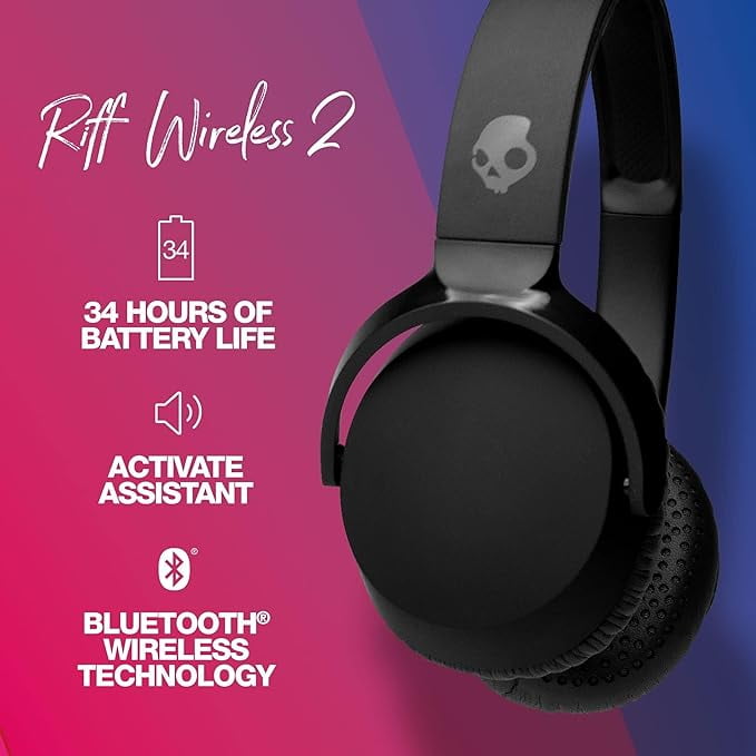 Riff Wireless Headphones Auriculares Bluetooth Skullcandy Riff