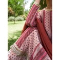 thumbnail image 5 of Janasya Women's Multicolor Georgette Digital Floral Printed Panelled Kurta with Sharara and Dupatta, 5 of 6
