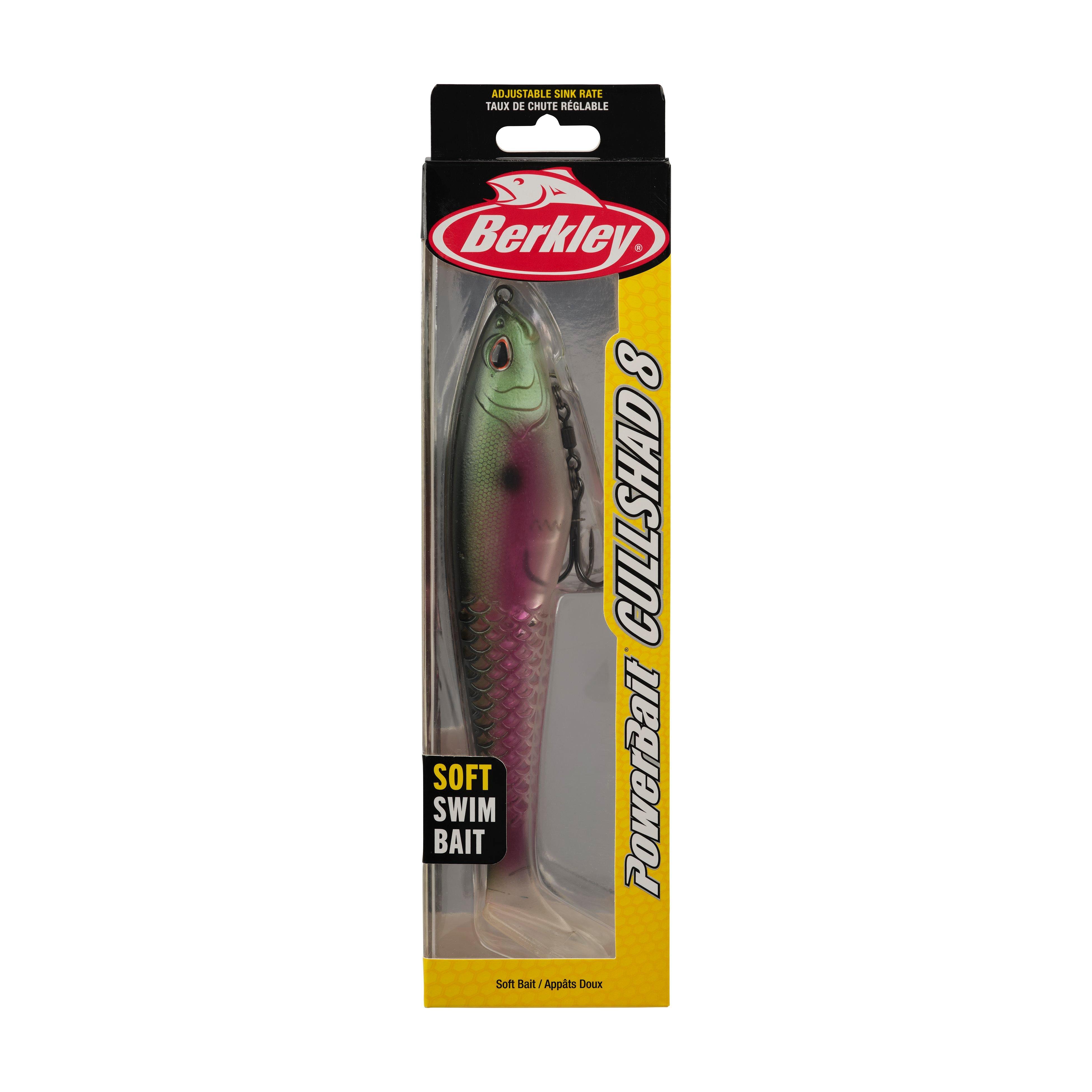 Berkley PowerBait® CullShad, 8 in, Green Gizzard