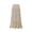 Beige, variant on Women's Beige Multi Color Crochet Hollow Out Knit Maxi Skirt High Waist Flowy with Lace Trim