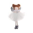 thumbnail image 1 of Christmas Angel Doll Hanging Decoration Tree Plush Cute Gauze skirt Girl Angel Doll Pendant Plush Ornaments for Christmas Gift, 1 of 5