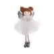 thumbnail image 1 of Xmas Tree Angel Ornaments Pink Girl with Dress Wing Standing Tree Top Angel Sparkle Plush Doll Pendant for Tree Decoration, 1 of 5