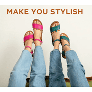 Miz Mooz Leather Demi-Wedge Wide Width Adult Ankle Strap Sandals with Buckle 1 Heel