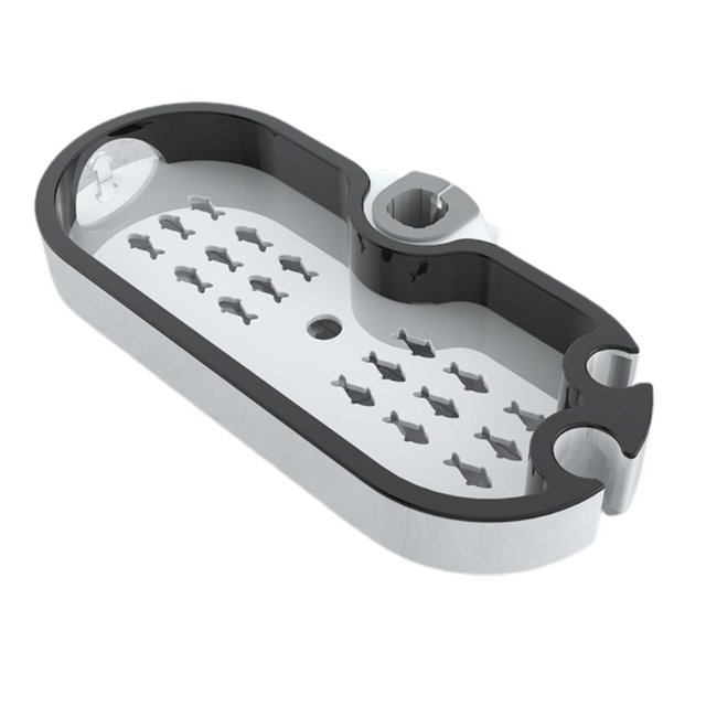 Estante De Ducha Sin Perforación Estante De Ducha Multifuncional Ajustable Abs Baño Ducha Rack Organizador Inevent HA035128-00