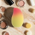 thumbnail image 4 of Unique Bargains 1 Pc Gradient Mango Face Makeup Sponge for Bedrooms Yellow Red Hydrophilic Polyurethane, 4 of 5