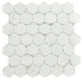 thumbnail image 4 of The Tile Life Eterna Hex Grafito Glass Mosaic Floor & Wall Tile, 12 x 12 in, 1-Piece, 4 of 15