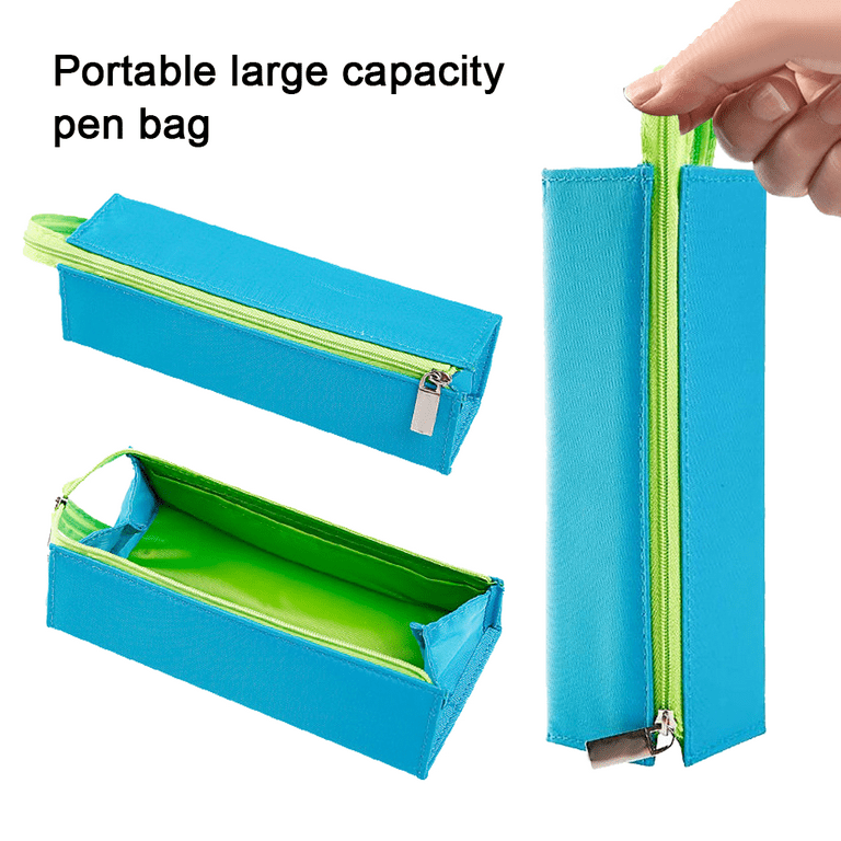 Journalsay 1Pc Multi-functional Large-capacity Canvas Pencil Case School  Supplies Storage Pencil Case Stationery 9.23