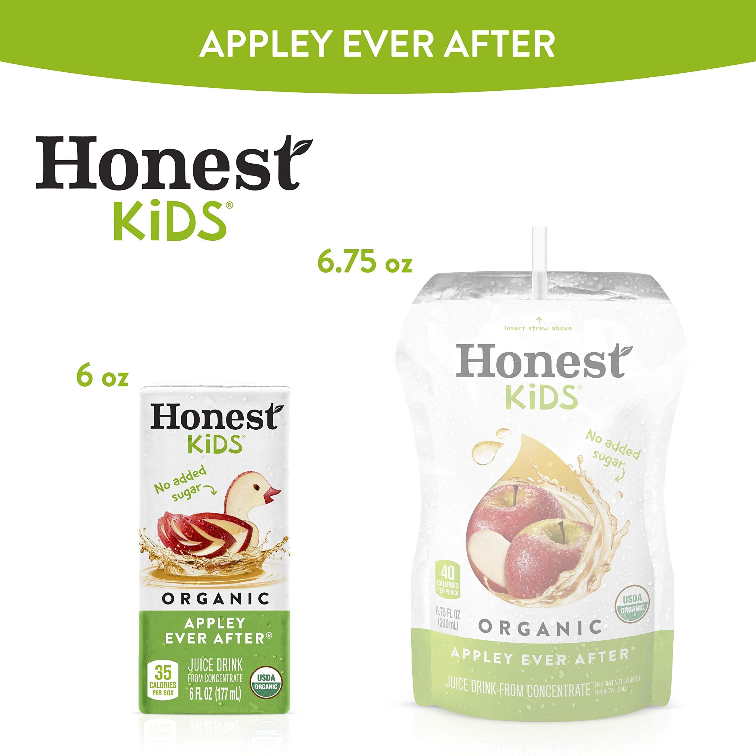Honest Kids Organic Juice Drink Variety Pack, 6 Fl Oz, 40 Ct
