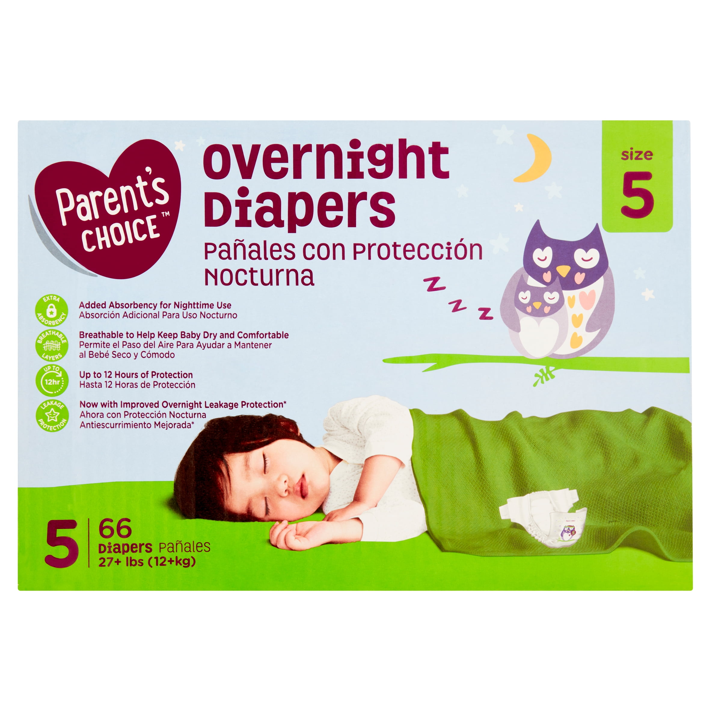 overnight diapers parents choice