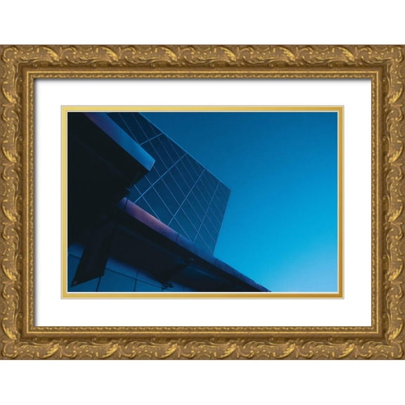 Lee, Judson 24x17 Gold Ornate Wood Framed with Double Matting Museum Art Print Titled - Blue Monday
