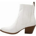 thumbnail image 3 of ARiderGirl Eleanor Women's Western Booties Lizard Print Slip On Pointed Toe Stacked Heel Ankle Boots, 3 of 4