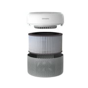 Bionaire True HEPA Air Purifier for Small Rooms Up to 345 sq. ft with 3-Speed, 360° Air Intake, Digital Controls and Removes 99.97% of Airborne Particles - White