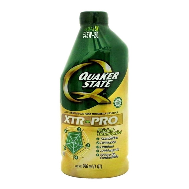 Aceite para Automóvil Quaker State XTR PRO 5W20 de 946 ml