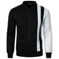 thumbnail image 2 of Veste de Sport à Manches Longues avec Fermeture Éclair pour Hommes pour Saisons Automne Hiver, 2 of 5