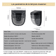 thumbnail image 2 of Lampara Solar Exterior Lampara Para Jardin Led Con Sensor negro, 2 of 5