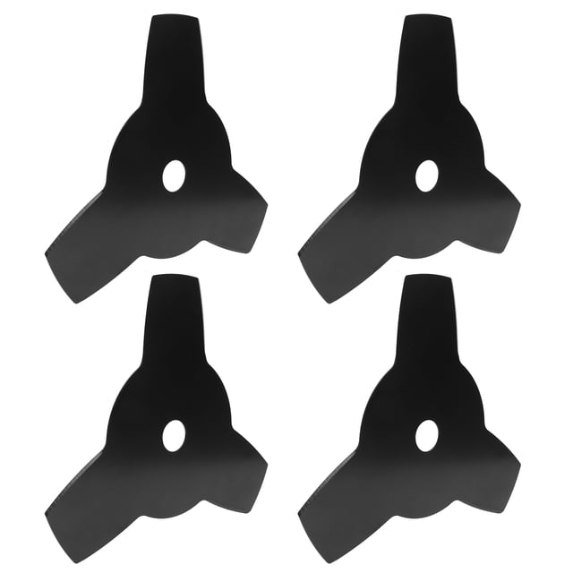 FLAMEEN Brush Cutter Tool,3T Trimmer Blade,4pcs 10inch 3T Trimmer Blade Garden Yard Brush Cutter Tool For Lawn Mower