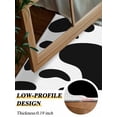thumbnail image 4 of Cute Funny Area Rug for Bedroom 2.7x5 Ft Cow Textures Super Soft fuzzy Throw Rug Non-Slip Fluffy Plush Indoor Floor Carpet for Living Room Nursery Home Decor, 4 of 8